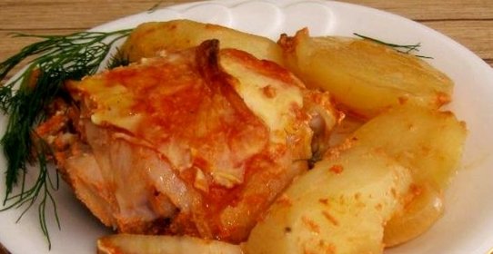 Курица с имбирем в духовке