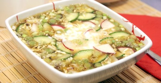 Окрошка на квасе