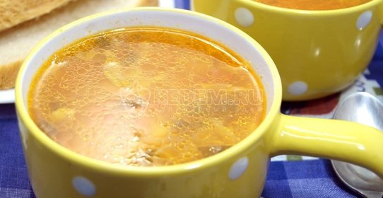 Борщ со щавелем и овощами