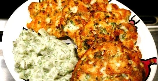 Биточки из рубленого лосося