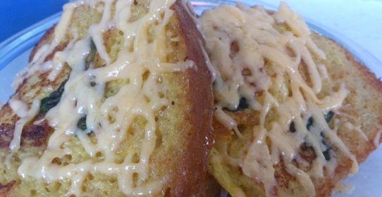 Гренки с сыром и зеленью