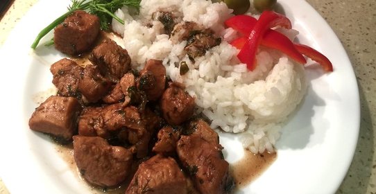 Индейка в гранатовом соусе