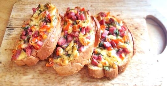 Мини пицца на чиабатте