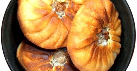 Пирожки с курятиной и грибами