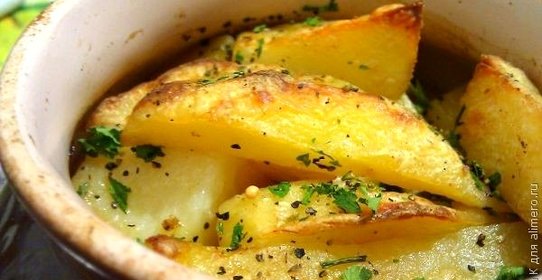 Картошка с мясом в микроволновке