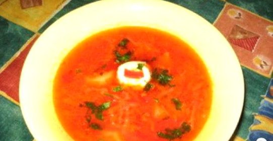 Борщ Постный