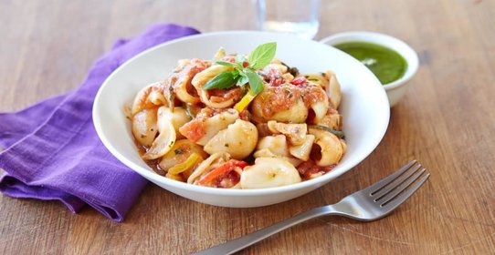 Паста с овощами