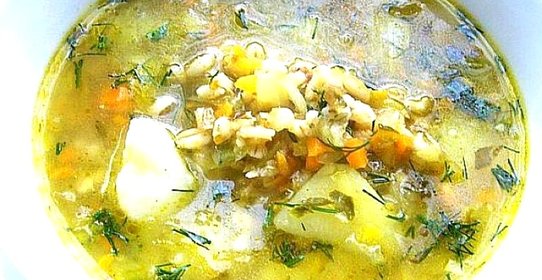 Вкусный рассольник с перловкой