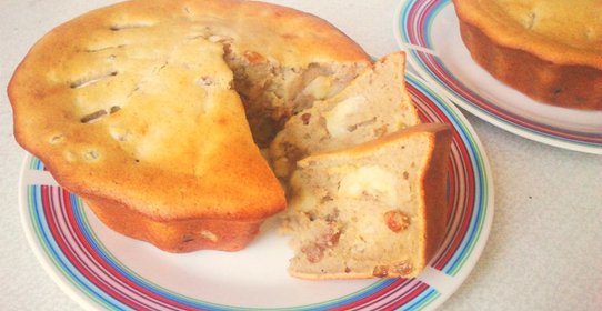 Пряный банановый хлеб с изюмом