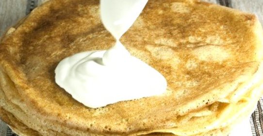 Блины на прокисшем молоке
