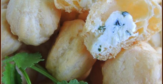 Мини-эклеры закусочные