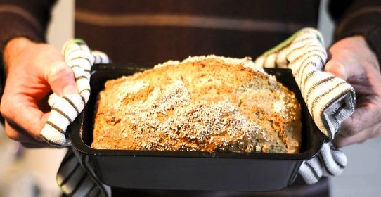 Вегетарианский хлеб овсяный