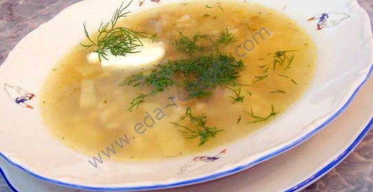 Рассольник мясной с говяжьими почками