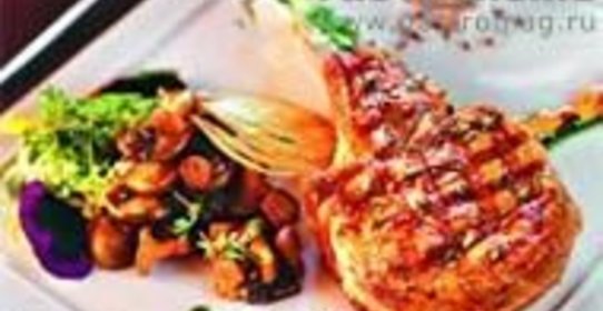 Телятина на ребрышках с соусом Шором