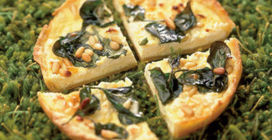 Пицца моцарелла-руккола