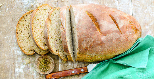 Ароматный хлеб с травами