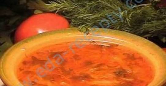 Щи с грибами