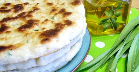 Лепешка с маслом