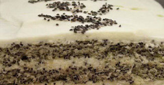 Маковый торт