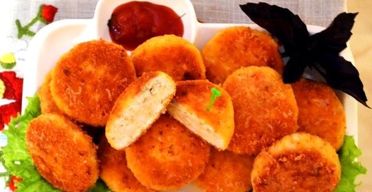 Котлеты куриные без хлеба