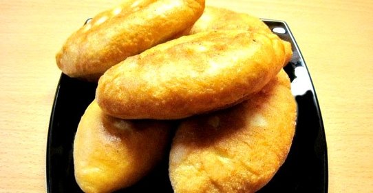 Пирожки жареные с мясом