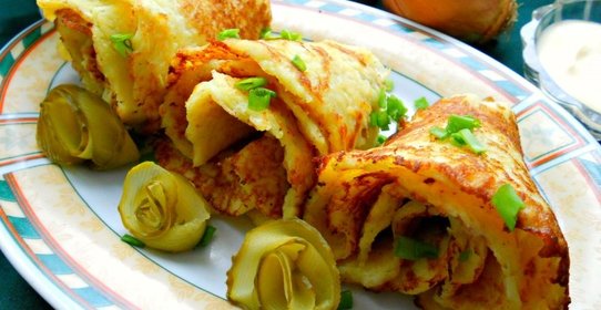 Блины из таркованной массы