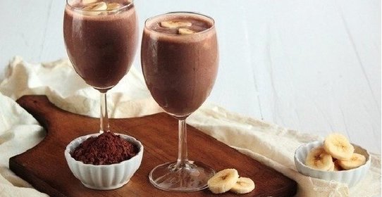 Кофейно-банановый смузи с корицей