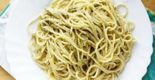 Паста с песто из грецких орехов