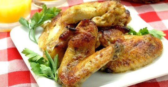 Куриные крылышки в маринаде из грейпфрута