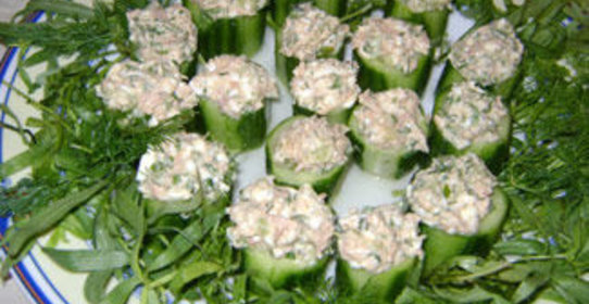 Салат с тунцом