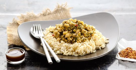 Курица с базиликом по-тайски