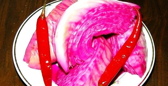 Капуста, маринованная по-армянски
