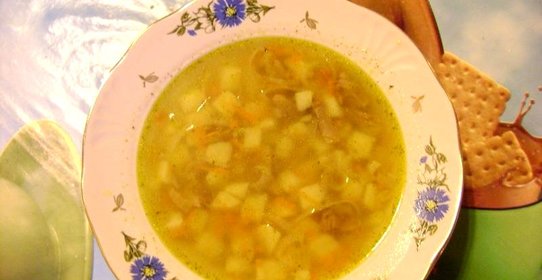 Картофельный суп с мясом