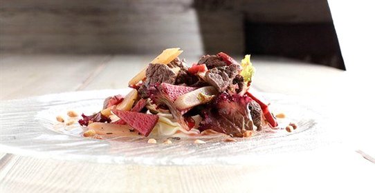 Салат с глухарем