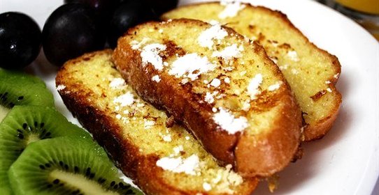 Гренки с медом и анисовым ликером