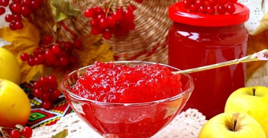 Джем из яблок и калины