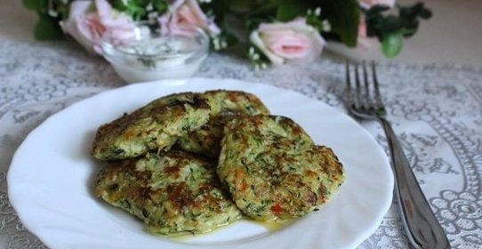 Овощные оладьи