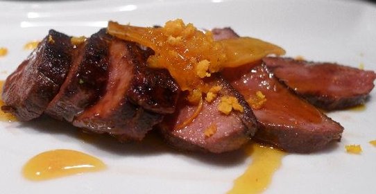Утиная грудка в апельсиновом соусе