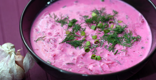 Свекольник на кефире