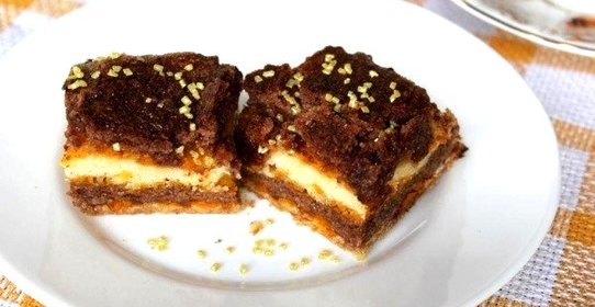 Тыквенное пирожное