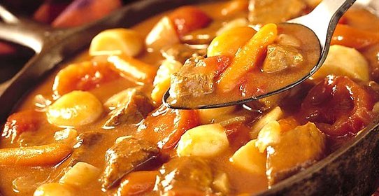 Овощное рагу с куриной печенью