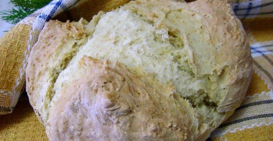 Содовый хлеб с овсяными хлопьями