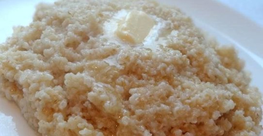Пшеничная каша с маслом