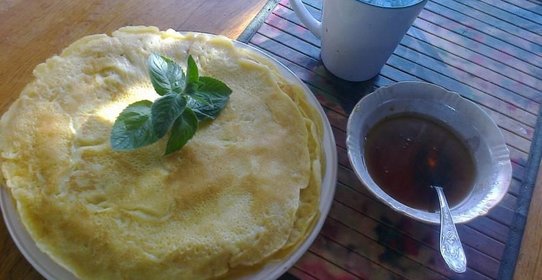 Блинчики к мятному чаю