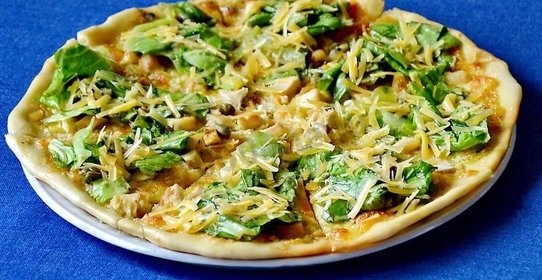 Пицца Цезарь в духовке