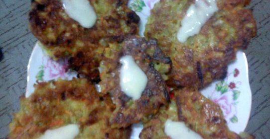 Постные драники картофельные с морковью