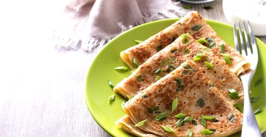 Блины из ржаной муки постные