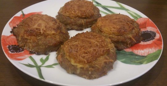 Мясные корзиночки с грибной начинкой