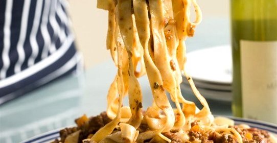 Тальятелле с говяжьим рагу