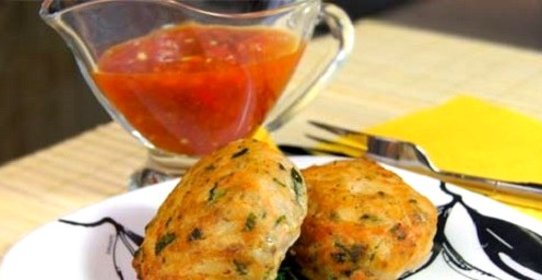 Котлеты из горбуши в духовке